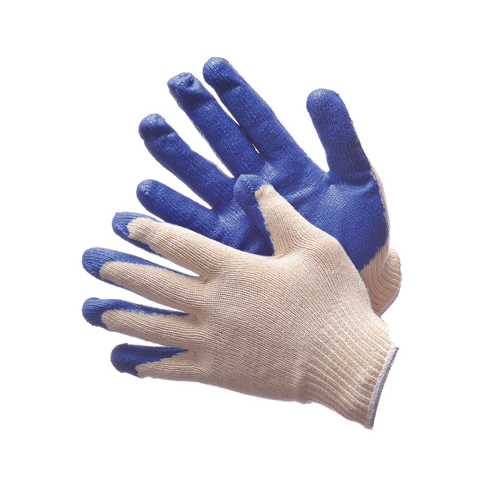 String Knit Blue Latex Coated Palm