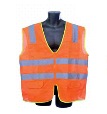 Class  II ANSI Safety Vest Mesh Back
