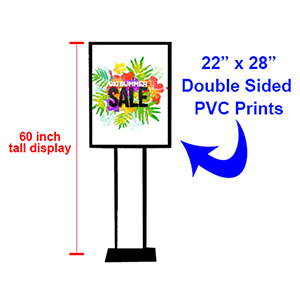 Poster Standing Display with Color Print