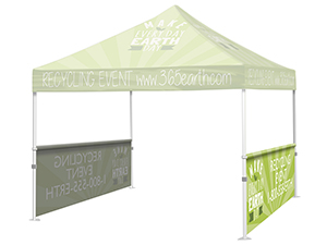 Half Wall Full Color Graphics for Tent 